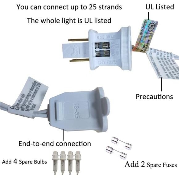 SUNSGNE Pink Flamingo Outdoor String Lights Party Lights, Summer Patio String - Picture 3 of 8